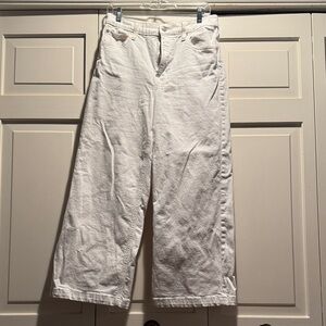 Gap high rise stride ankle White Wide-Leg Women’s Jeans